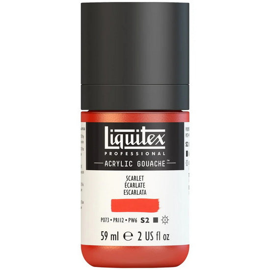 Acrylic gouache - 2oz - scarlet - s2