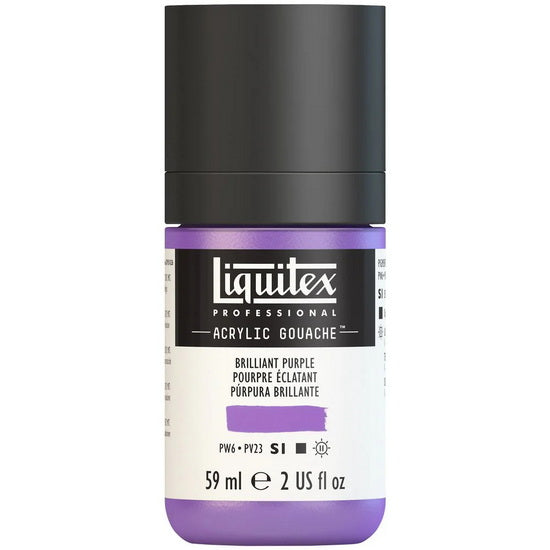 Acrylic gouache - 2oz - brilliant purple - s1