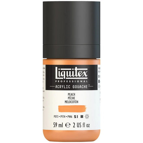Acrylic gouache - 2oz - peach - s1