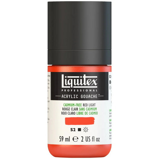 Acrylic gouache - 2oz - cadmium free red light - s2