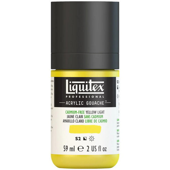 Acrylic gouache - 2oz - cadmium free yellow light - s2