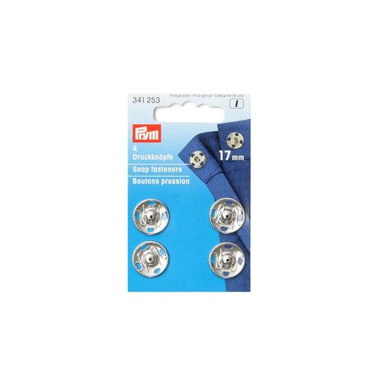 Snap fastener set (4) - 17mm