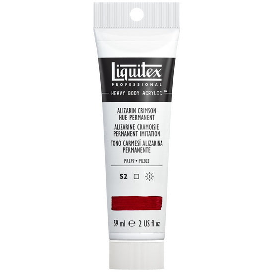 Acrylique hv - 2oz - alizarine cramoisie permanent imit. - s2