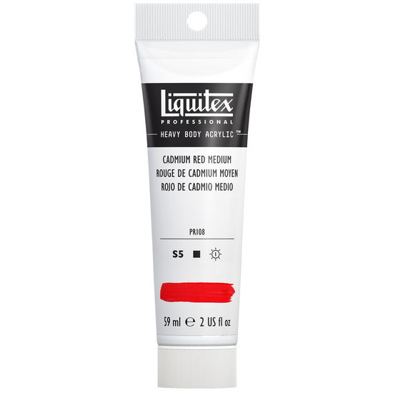 Acrylique hv - 2oz - rouge cadmiun moyen - s5