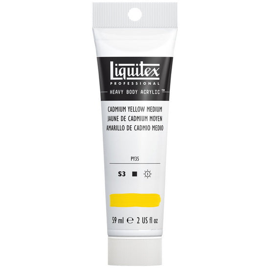 Acrylic hb - 2oz - cadmium yellow medium - s3