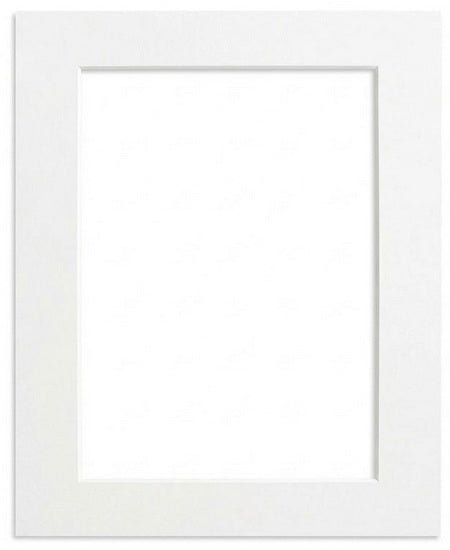 Passe-partout cœur blanc - 11x14/8x12po