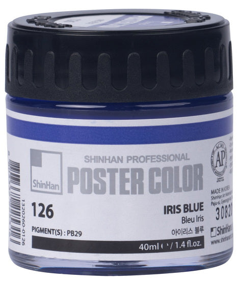 Poster paint 40ml iris blue