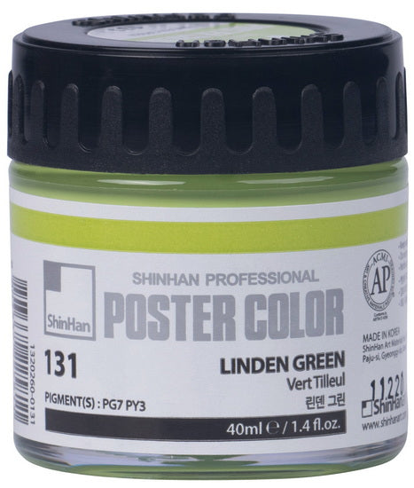 Peinture d'affiche 40ml vert tilleul