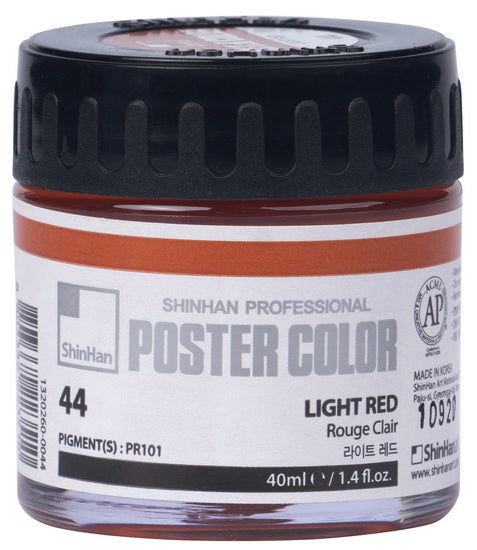 Peinture d'affiche 40ml rouge clair