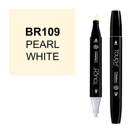Touch Twin Marker Pearl White