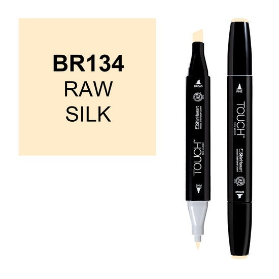 Marker touch twin raw silk