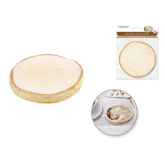 Tranche de bouleau - 9cm