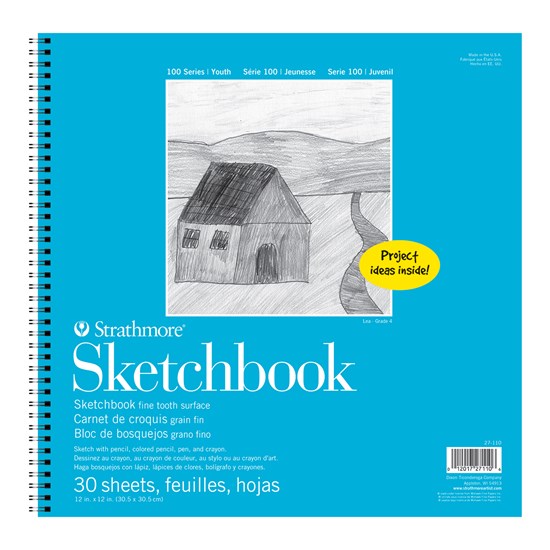Children's pad - sketch paper - 12x12in (30s)