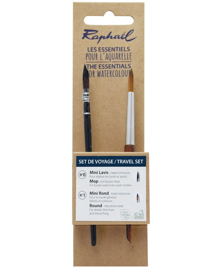 Travel set - essential watercolor brushes (2)