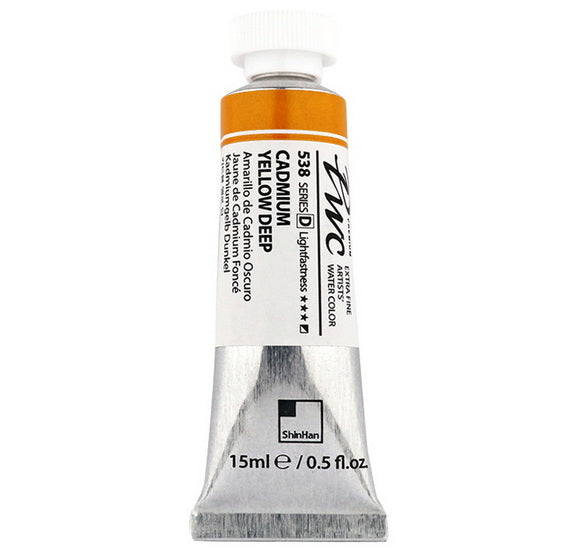Aquarelle extra fine jaune cadmium foncé - 15ml