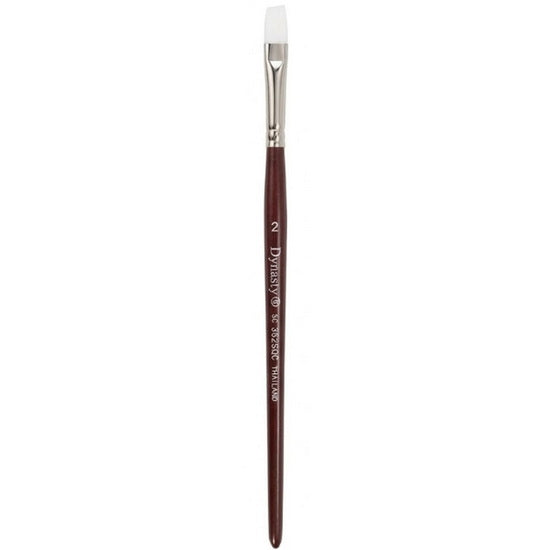 Brush Short Handle/Synthetic Bristle Bright - #2