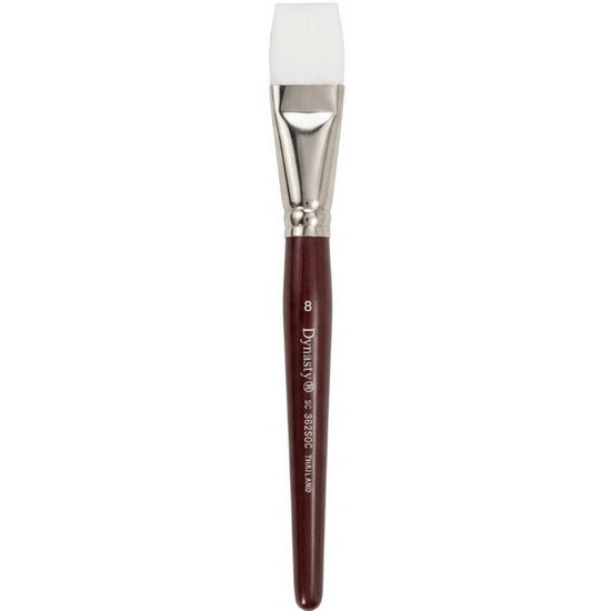 Brush Short Handle/Synthetic Bristle Bright - #8