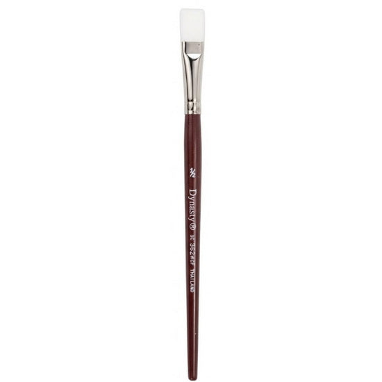 Brush Short Handle/Synthetic Bristle Flat - 1/2"