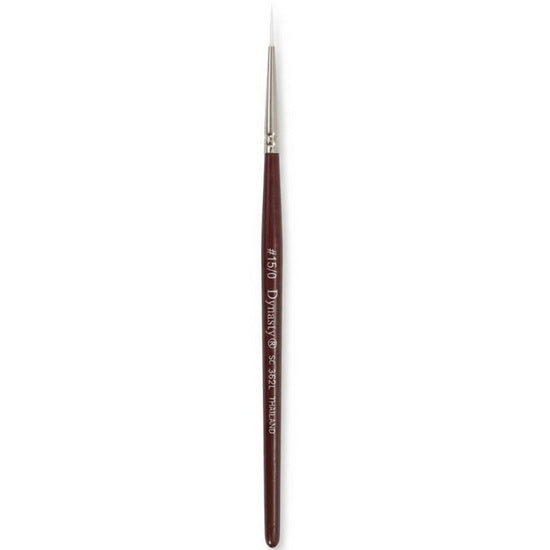 Brush Short Handle/Synthetic Bristle Script Liner - #15/0