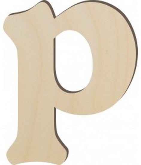 **Lettre en bois p 10 po