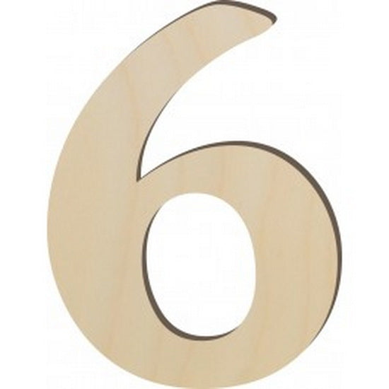 Wooden Number - 3 Inches