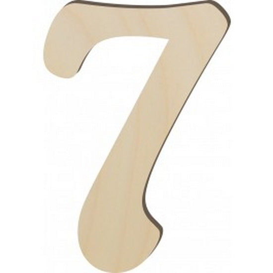 Wooden Number - 3 Inches