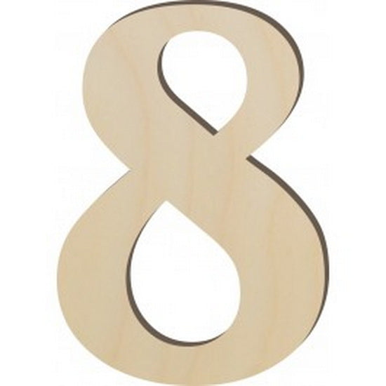 Wooden Number – 8