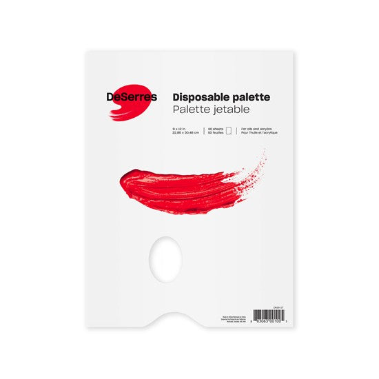 Disposable Paper Palette With Hole