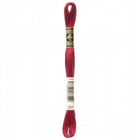 Embroidery floss - v dark shell pink - 221