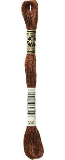 Embroidery floss - v dk mahogany - 300