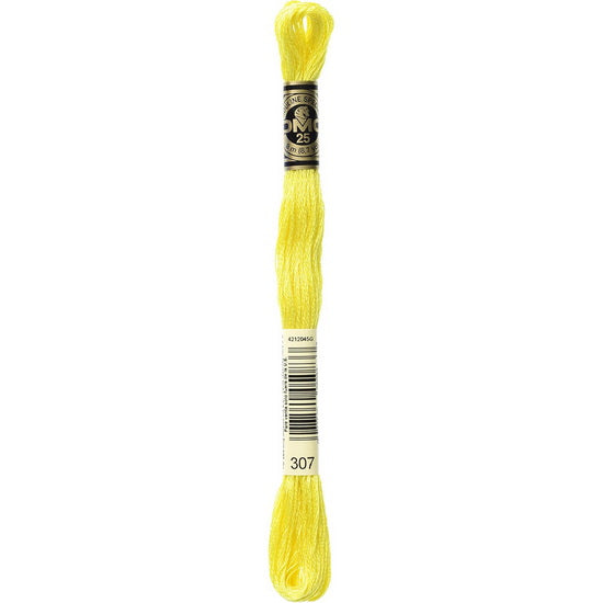 Embroidery floss - lemon - 307
