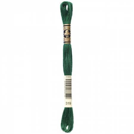 Embroidery floss - v dark pistachio green - 319