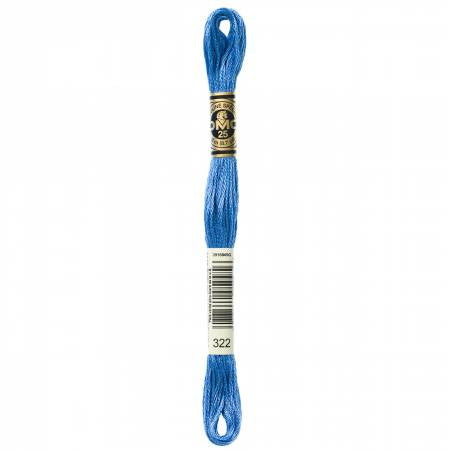 Embroidery floss - dark dark baby blue - 322