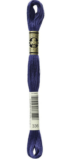 Fil à broder - bleu indigo - 336