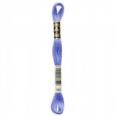 Fil à broder - glycine violette - 340