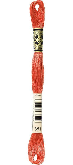 Embroidery floss - coral - 351