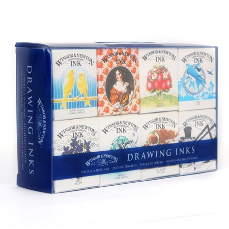 Set of 8 Drawing Inks Henry Collection