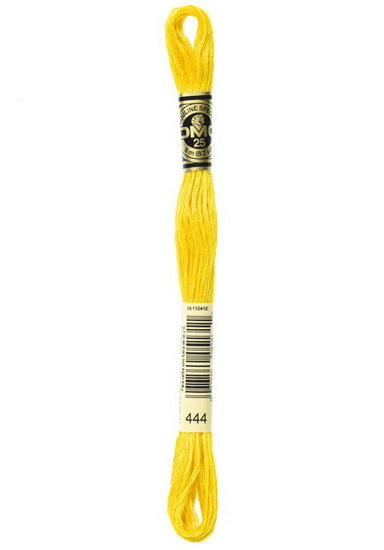 Fil à broder - jaune vif - 444