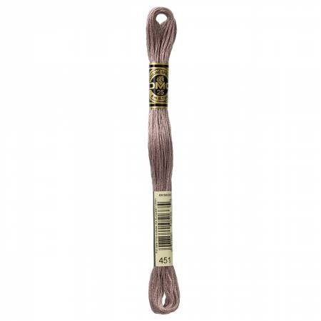 Fil à broder - petit gris - 451