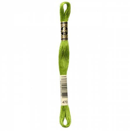 Fil à broder - vert olive - 470
