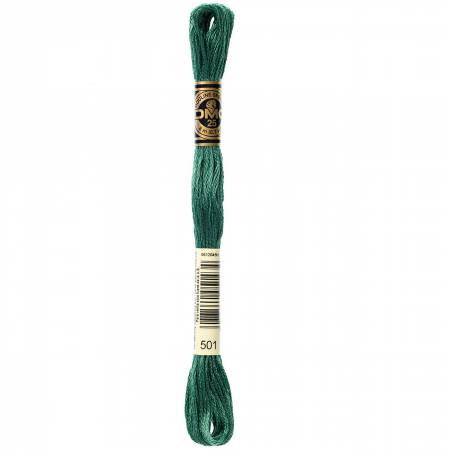 Embroidery floss - dark blue green - 501