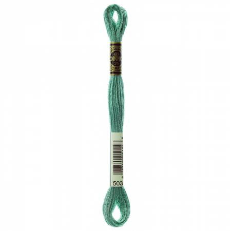 Embroidery floss - md blue green - 503