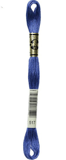 Embroidery floss - dark wedgewood - 517