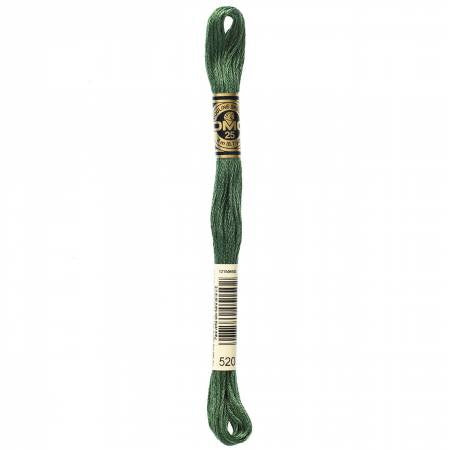 Embroidery floss - dark fern green - 520