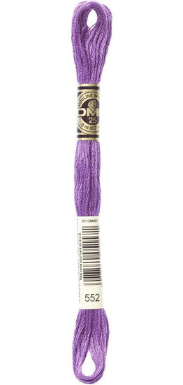 Embroidery floss - md violet - 552