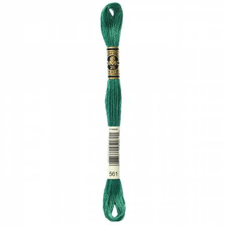Embroidery floss - v dark jade - 561