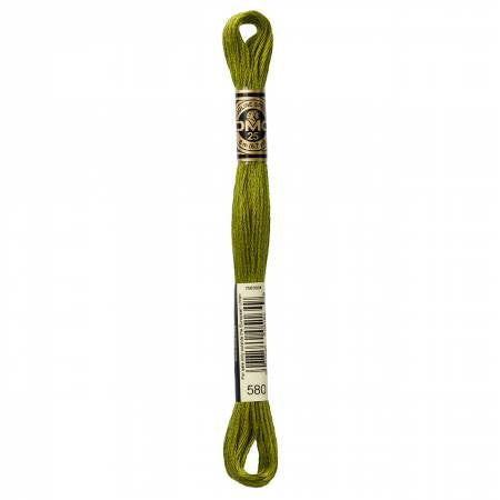 Embroidery floss - dark moss green - 580