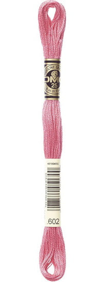 Fil à broder - verveine rose - 602