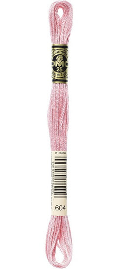 Embroidery floss - light cranberry - 604