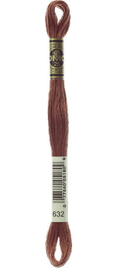 Fil à broder - cacao - 632